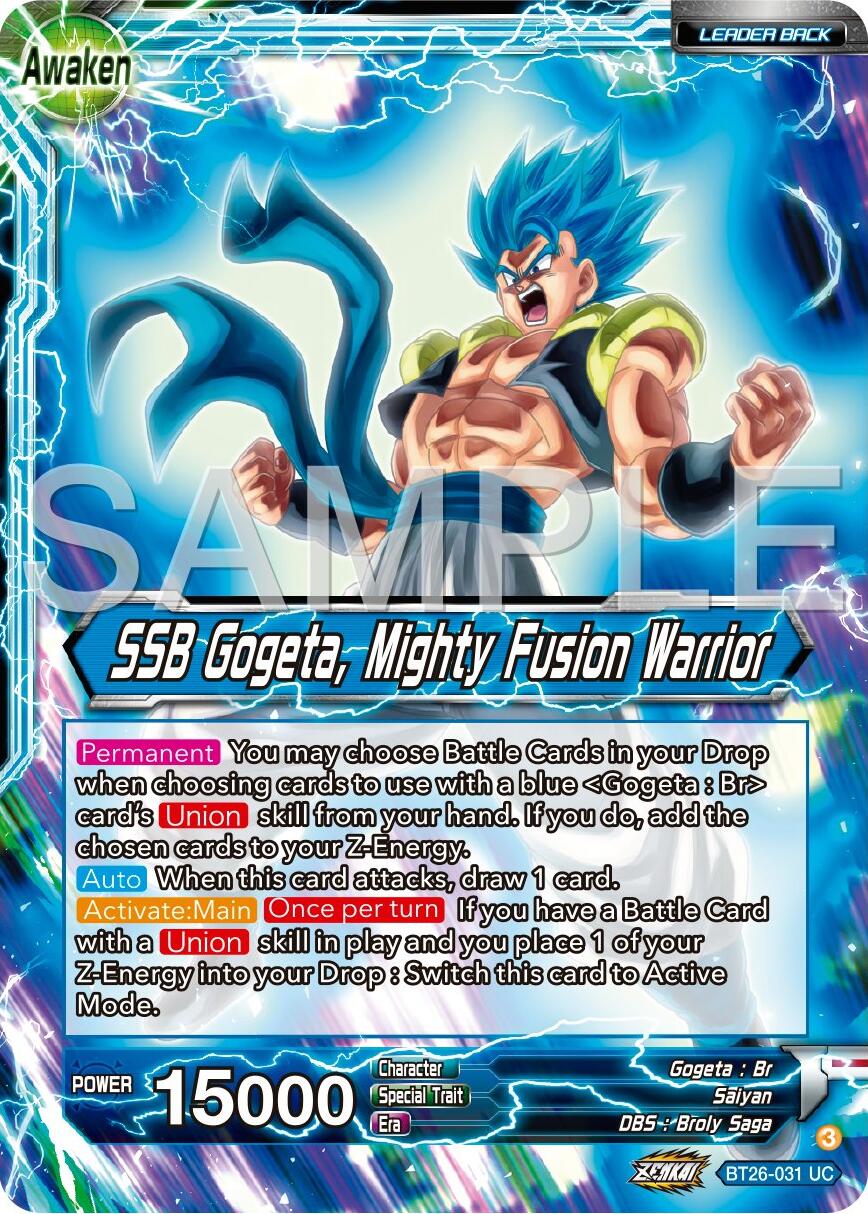 Gogeta // SSB Gogeta, Mighty Fusion Warrior
