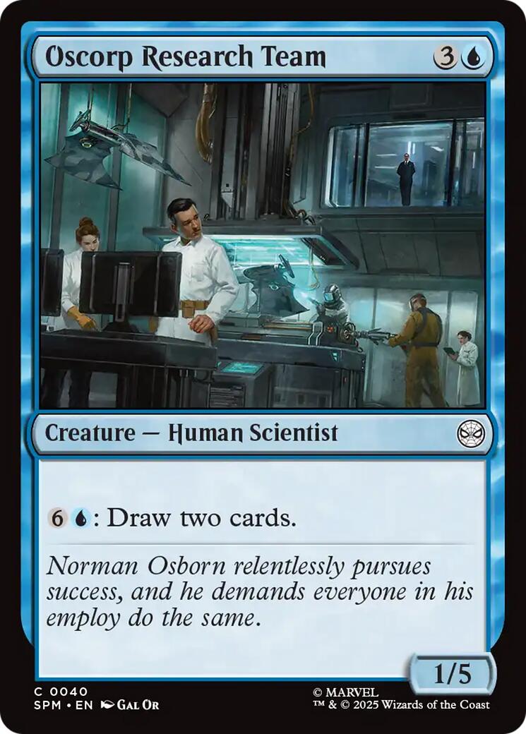 Oscorp Research Team