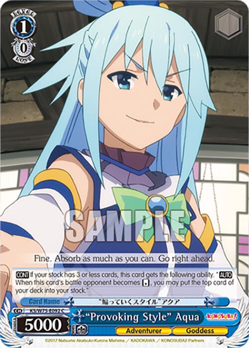 "Provoking Style" Aqua