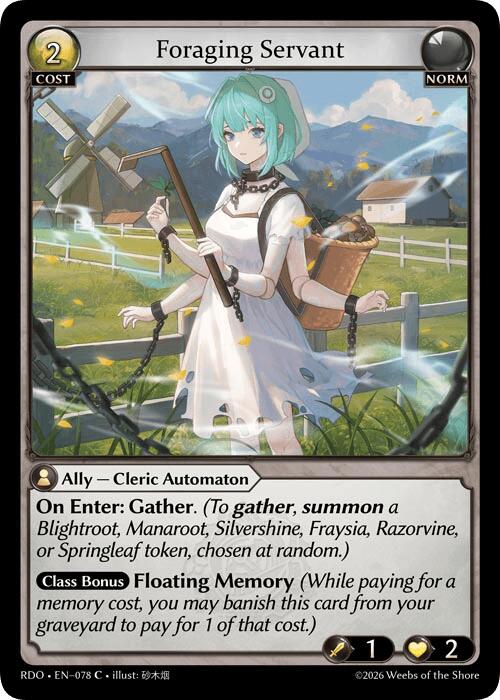 Foraging Servant