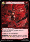 Hemorrhaged Intimidation