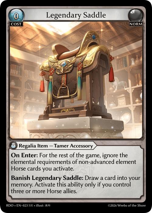 Legendary Saddle