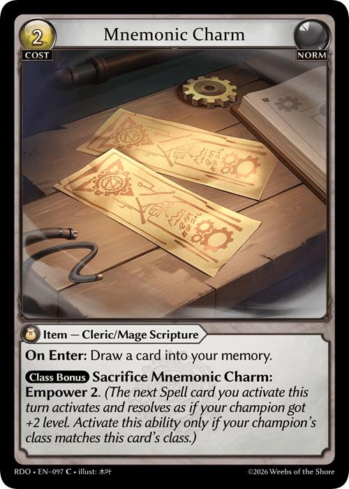 Mnemonic Charm